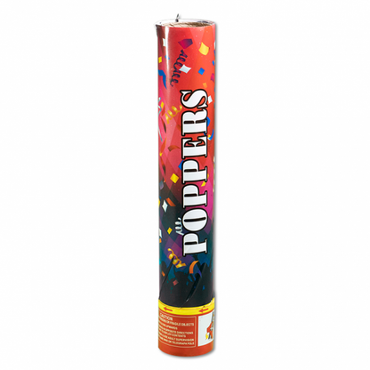 Lanza Confeti metalico Poppers 30cm