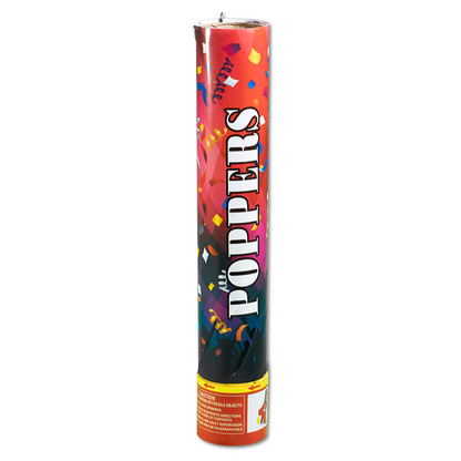 Lanza Confeti metalico Poppers 30cm